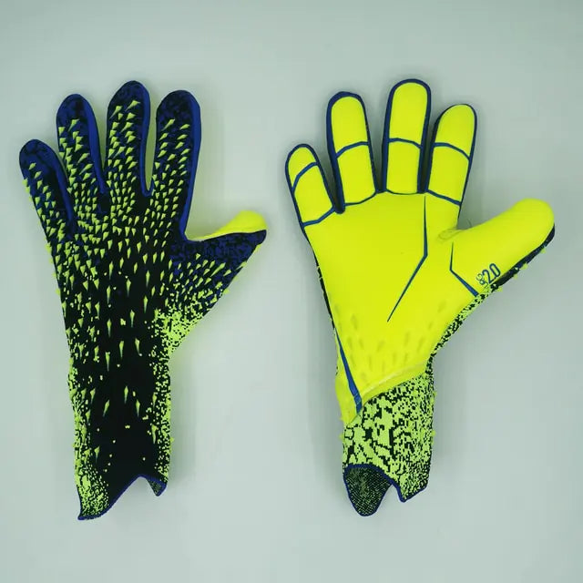 Kids Football Goalkeeper Latex Gloves - Green - Infants planet