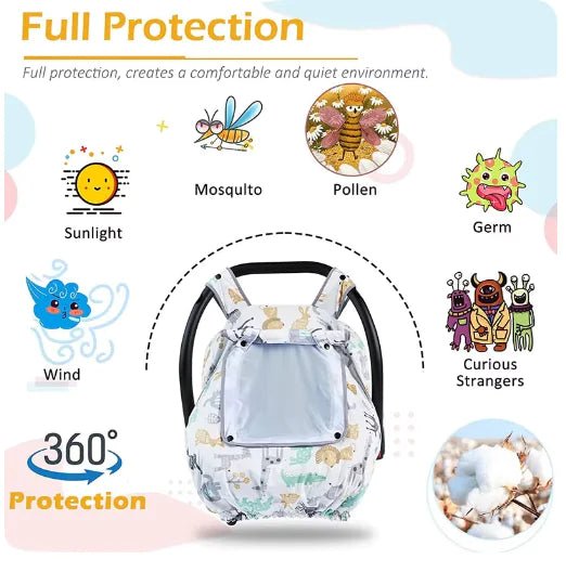 Baby Car Seat Cover - Color 1 - Infants planet