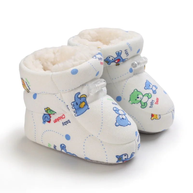 Baby Cartoon Soft Sole Shoes (0 - 1 Year) - 6b - Infants planet
