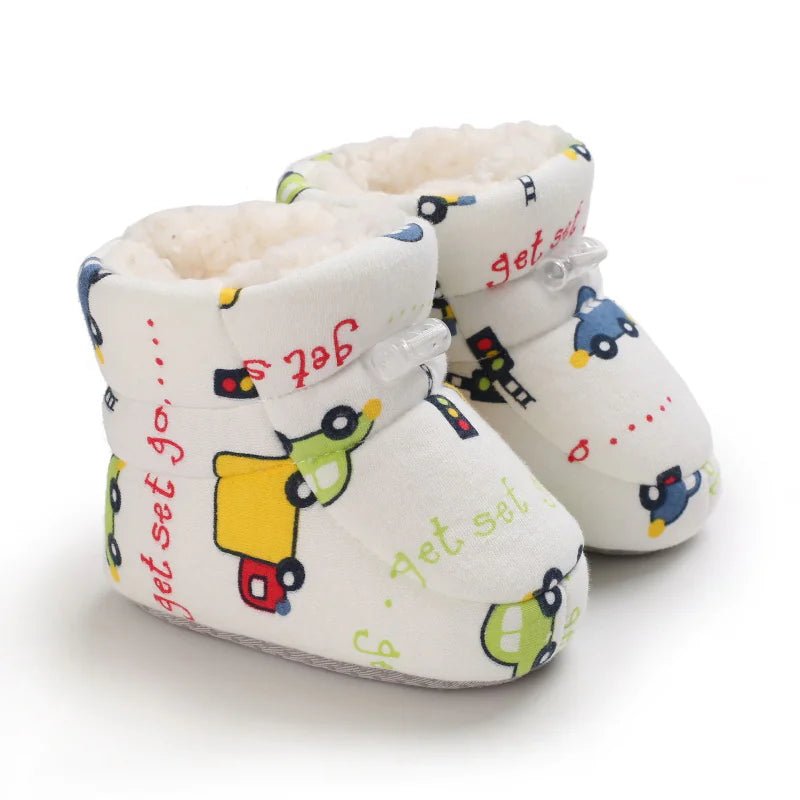 Baby Cartoon Soft Sole Shoes (0 - 1 Year) - 8c - Infants planet