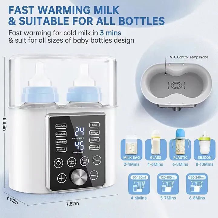 Baby Milk Warmer - White - Infants planet