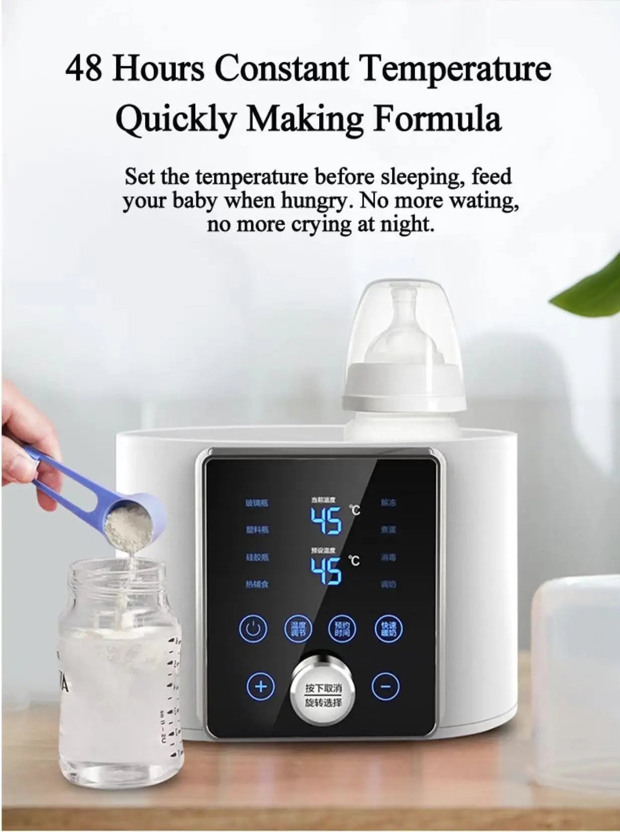 Baby Milk Warmer - White - Infants planet