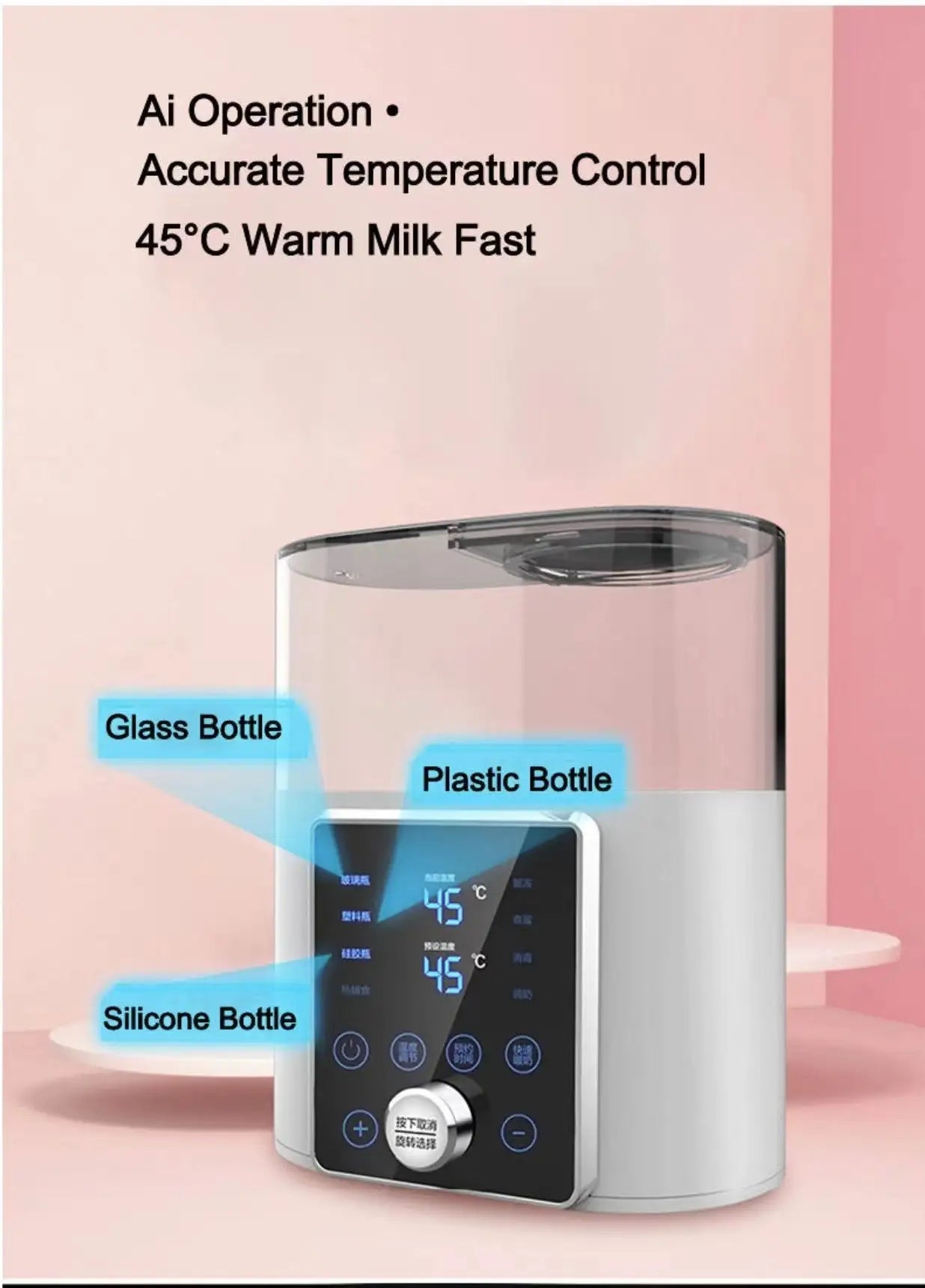 Baby Milk Warmer - White - Infants planet