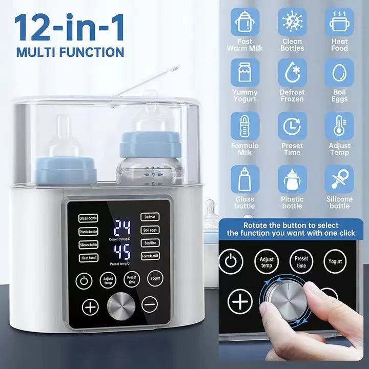 Baby Milk Warmer - White - Infants planet