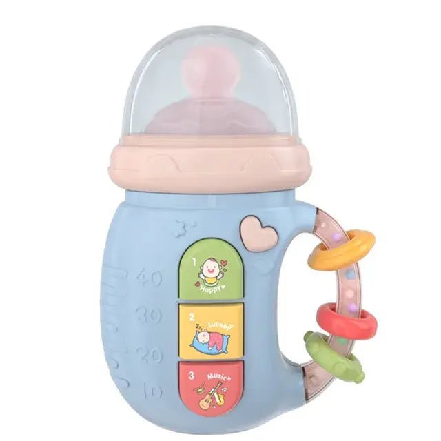 Baby Musical Feeding Bottle Pacifier - Blue - Infants planet