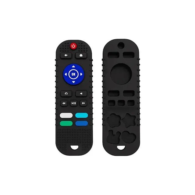Baby Teether TV Remote Control - Black 6 - Infants planet