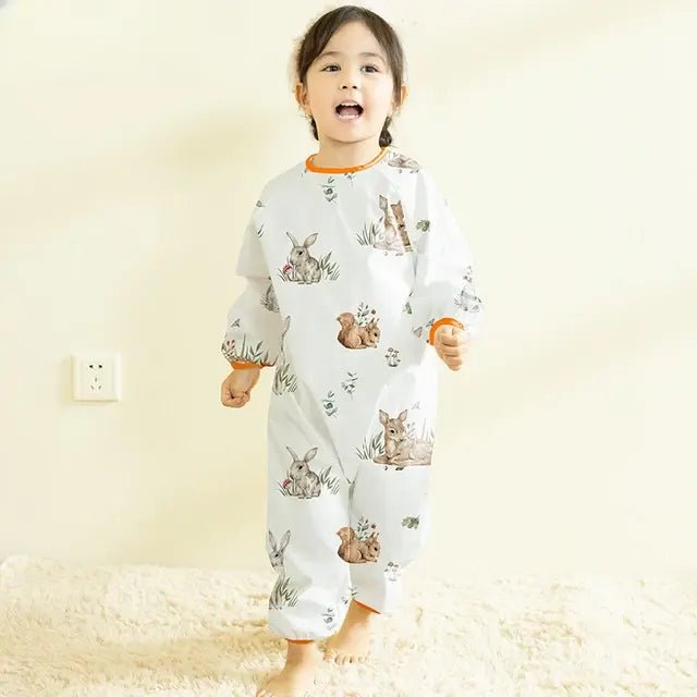 Baby Waterproof Cartoon Overalls Lightweight One - Piece - C - Infants planet