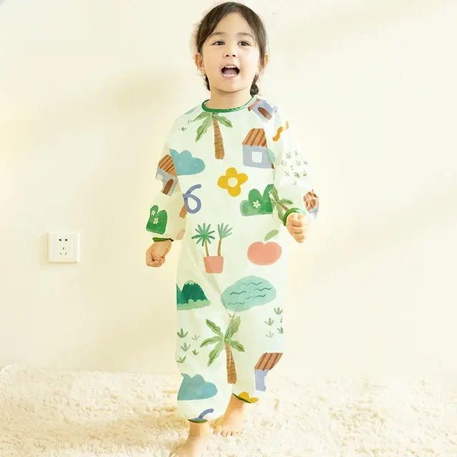 Baby Waterproof Cartoon Overalls Lightweight One - Piece - A - Infants planet