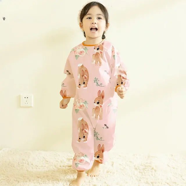 Baby Waterproof Cartoon Overalls Lightweight One - Piece - B - Infants planet