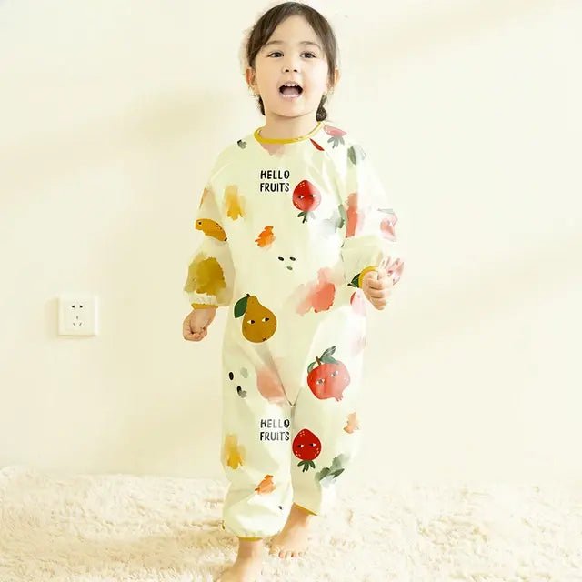 Baby Waterproof Cartoon Overalls Lightweight One - Piece - E - Infants planet