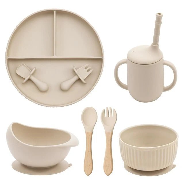 Baby Weaning Plate Bowl Set - Shifting Sand - Infants planet
