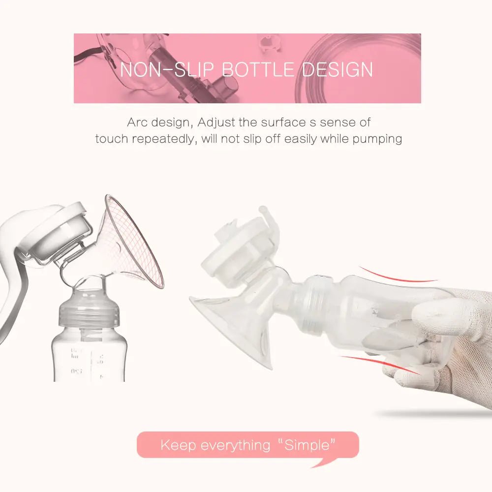 Breast Pump Manual Suction - Manual Breast Pump - Infants planet
