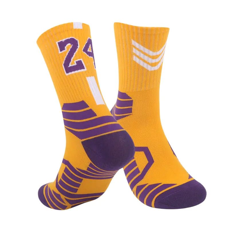 Breathable Non - Slip Professional Basketball Socks for Men, Women, and Kids - Ideal for Sports, Cycling, Climbing, and Running - Red/White - Infants planet
