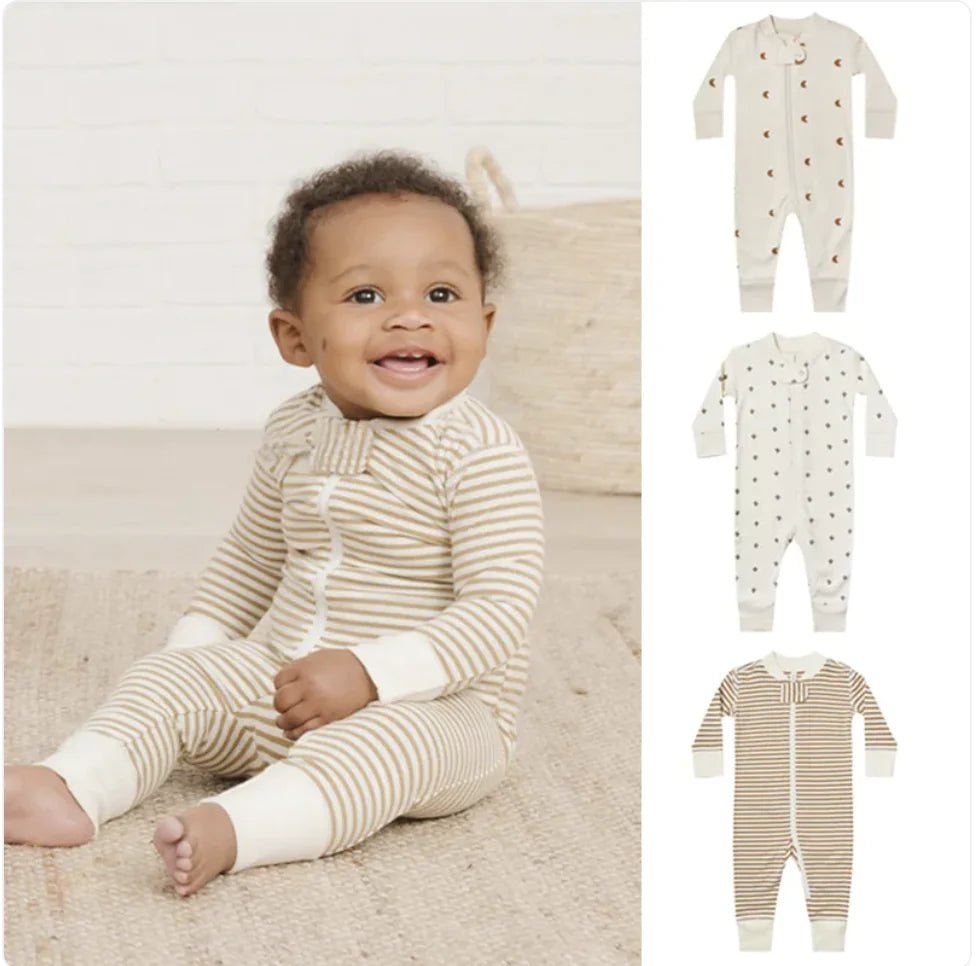 Cartoon Cactus Long Sleeve Baby Romper - Striped Newborn Outfit for Boys & Girls - Cactus - Infants planet
