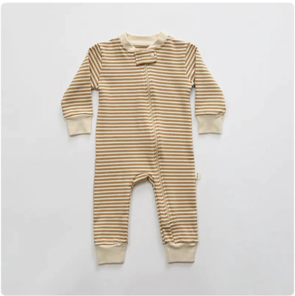 Cartoon Cactus Long Sleeve Baby Romper - Striped Newborn Outfit for Boys & Girls - Stripes - Infants planet