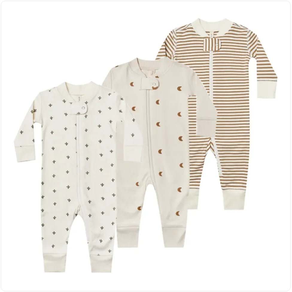 Cartoon Cactus Long Sleeve Baby Romper - Striped Newborn Outfit for Boys & Girls - Cactus - Infants planet