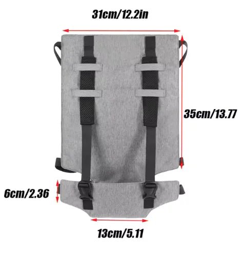 Child Chair Safety Belt – Adjustable Feeding Guard - Grey - Infants planet