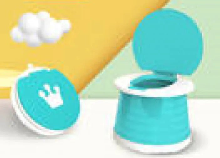 Children's Folding Toilet Toilet Baby Portable - Green - Infants planet