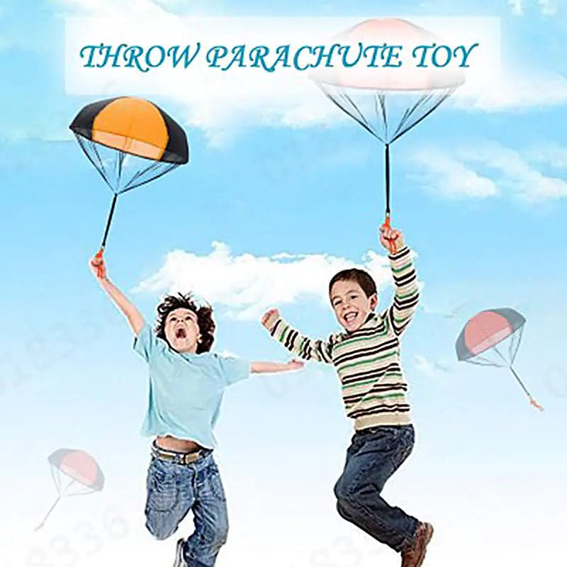 Children's Hand - Powered Parachute Toy for Outdoor Fun - Orange - Infants planet