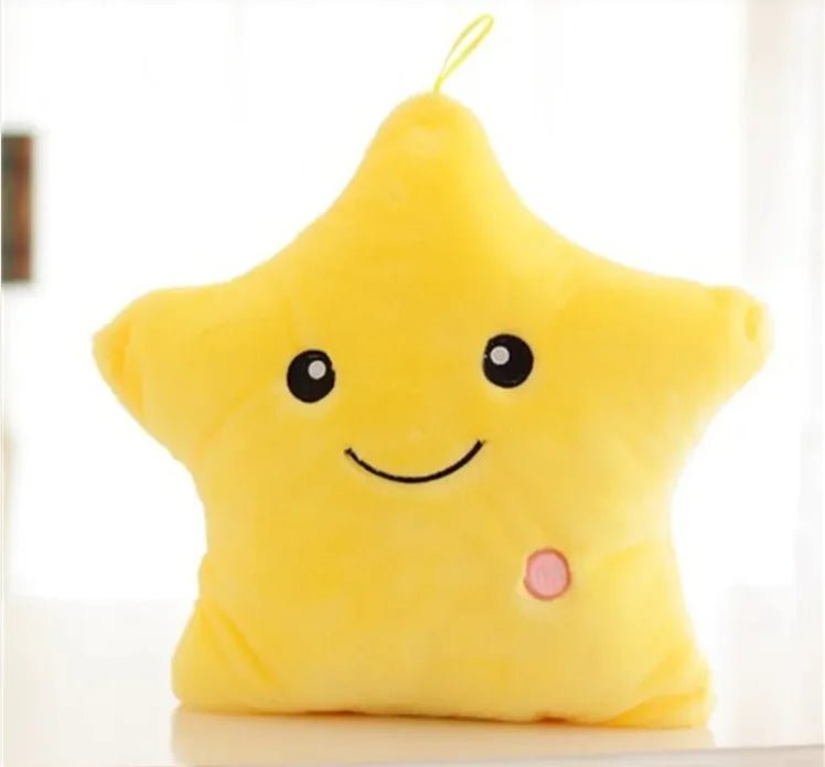 Colorful Luminous Star Pillow - Yellow - Infants planet