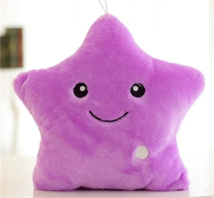 Colorful Luminous Star Pillow - Purple - Infants planet
