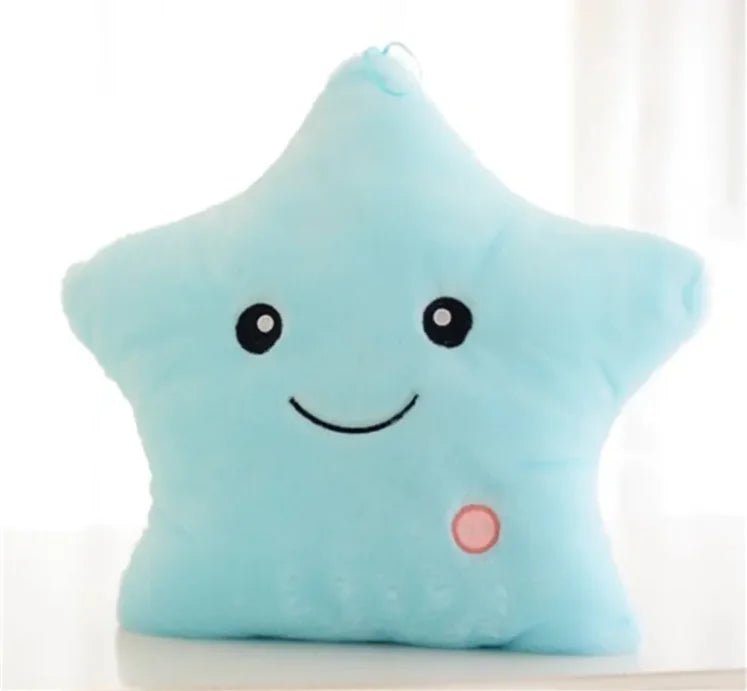 Colorful Luminous Star Pillow - Light blue - Infants planet