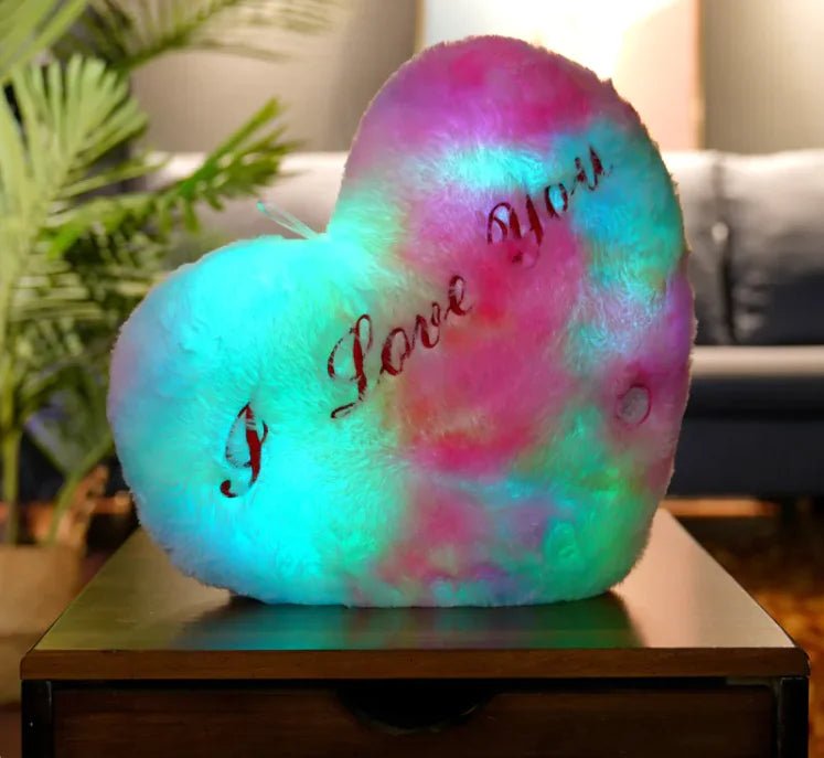 Colorful Luminous Star Pillow - Colorful heart - Infants planet