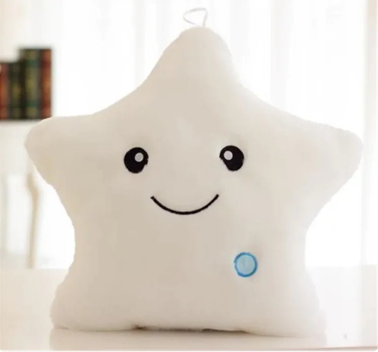 Colorful Luminous Star Pillow - White - Infants planet