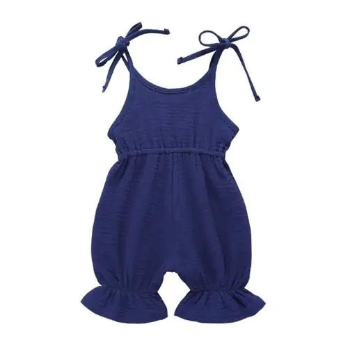 Cotton Baby Romper - Dark blue - Infants planet