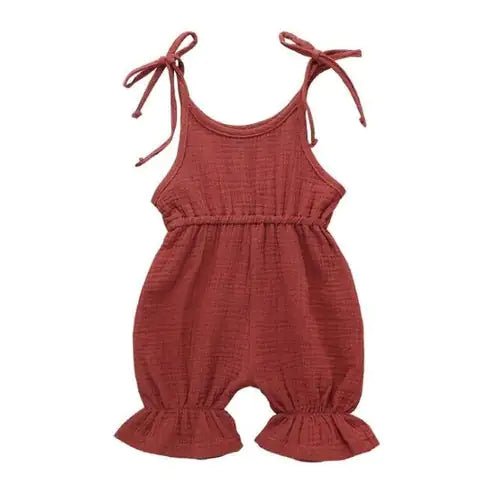 Cotton Baby Romper - Red - Infants planet