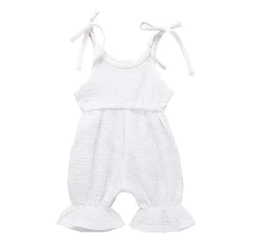 Cotton Baby Romper - white - Infants planet