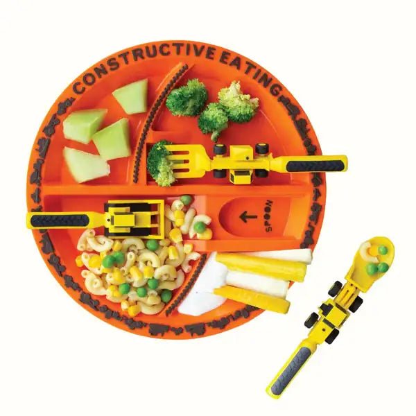 Creative Dining Tools For Kids - Full Set (3 Forks+1 Plate) - Infants planet