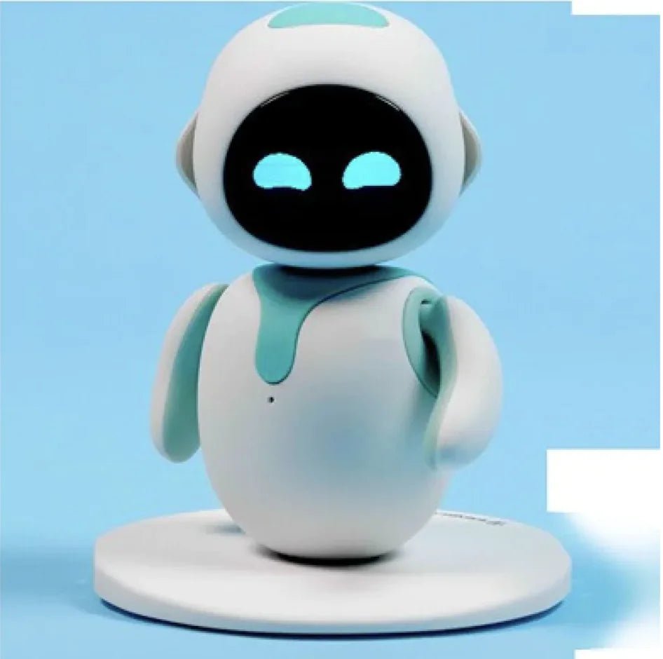 Creative Intelligent Eilik Robot Toys - Blue and White - Infants planet