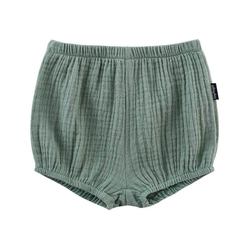Crepe Bloomers For Babies - Army Green - Infants planet