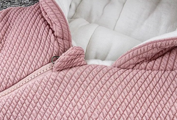 Cute Baby Bodysuit Warm Cotton Romper - Pink - Infants planet