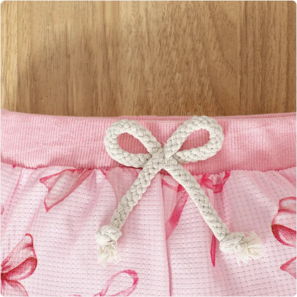Cute Butterfly Print Baby Sweater and Pants Set - Pink - Infants planet