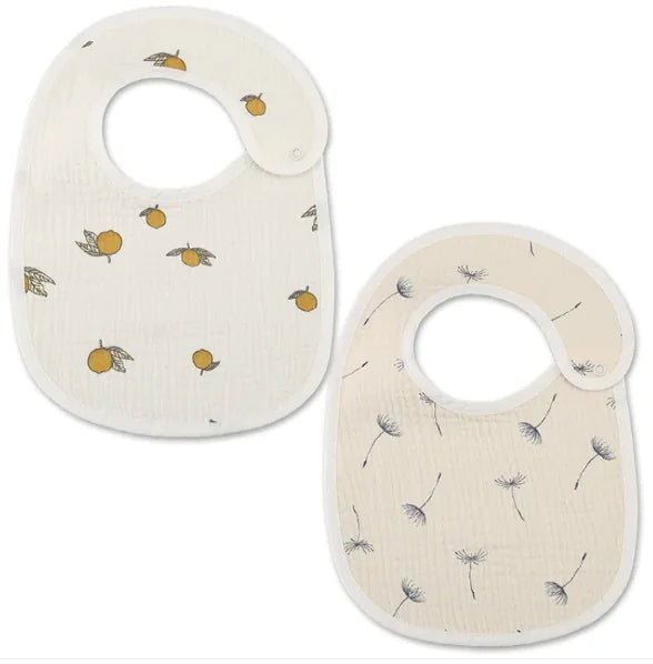 Danish Waterproof Bib Set (2 Pieces) - Lemon 2 Pack - Infants planet