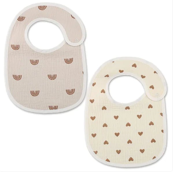 Danish Waterproof Bib Set (2 Pieces) - Love 2 Pack - Infants planet