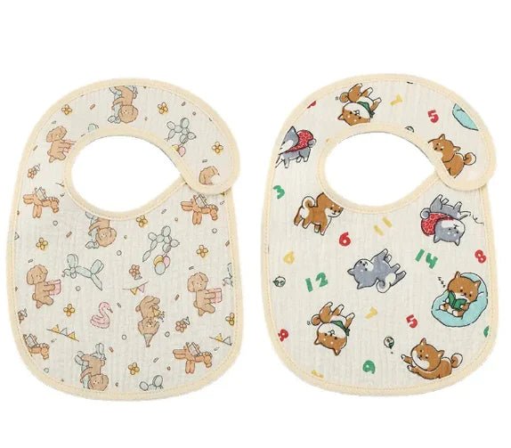 Danish Waterproof Bib Set (2 Pieces) - Puppy 2 Pack - Infants planet
