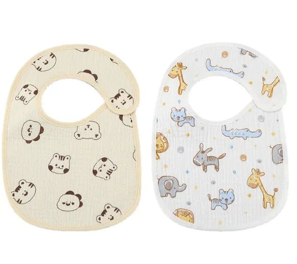 Danish Waterproof Bib Set (2 Pieces) - Zoo 2 Pack - Infants planet
