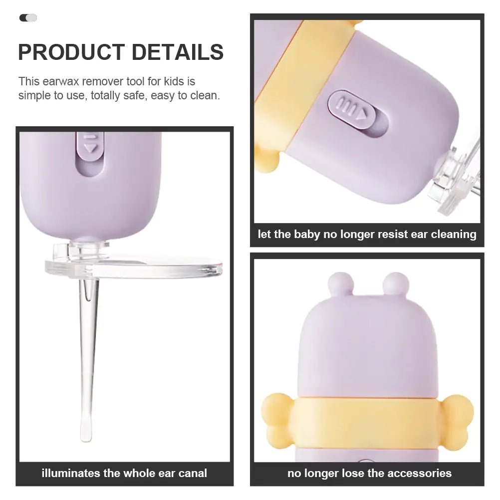Ear Wax Remover for Kids - Purple - Infants planet