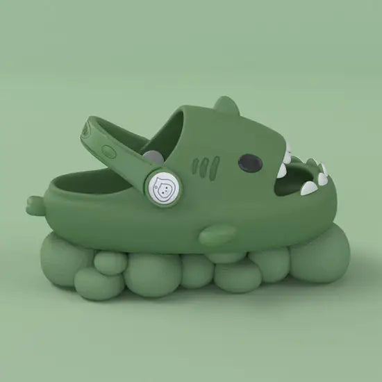 Shark Slides Sport Mode (Kids) - Emerald - Infants planet