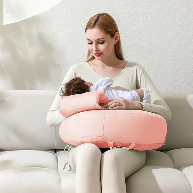 Feeding Support Nursing Pillow - Pink Breastfeed Pillow - Infants planet