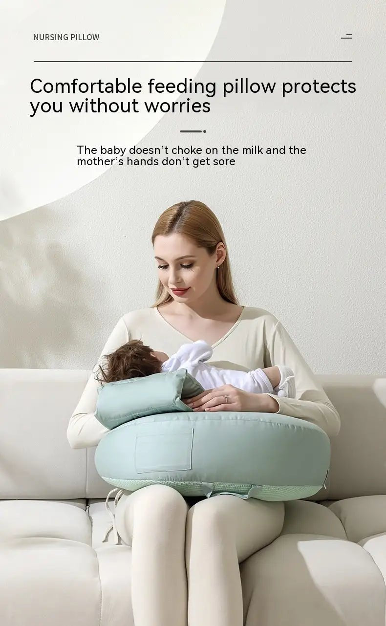 Feeding Support Nursing Pillow - Green Breastfeed Pillow - Infants planet