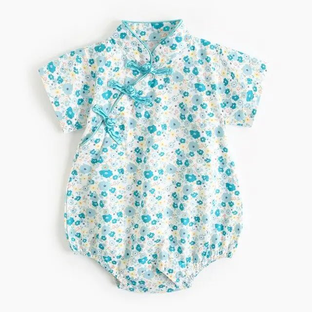 Infant Summer Clothing - Pink Leaves - Infants planet