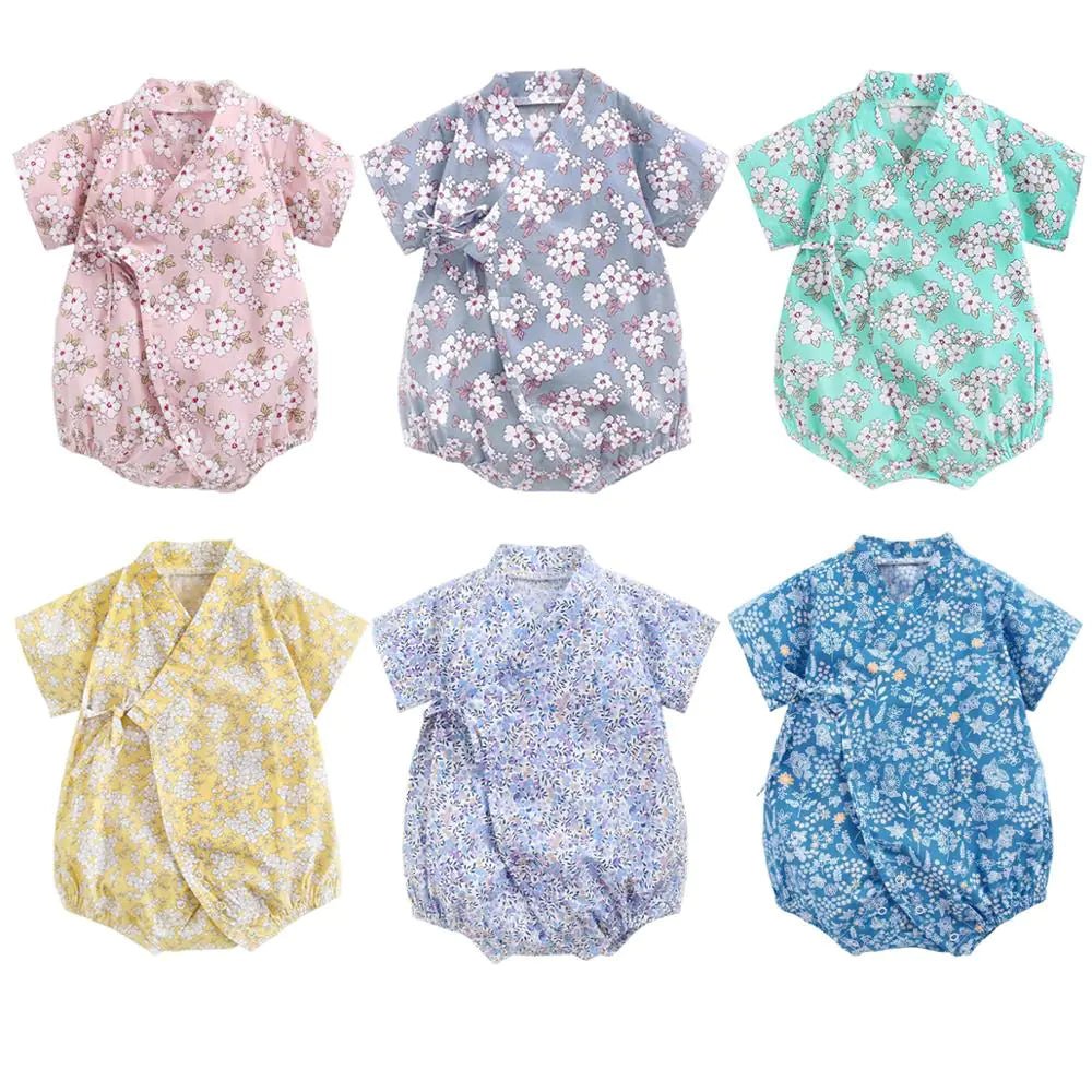 Infant Summer Clothing - Pink Leaves - Infants planet