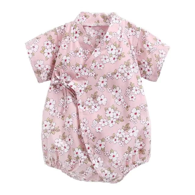 Infant Summer Clothing - Pink Floral - Infants planet