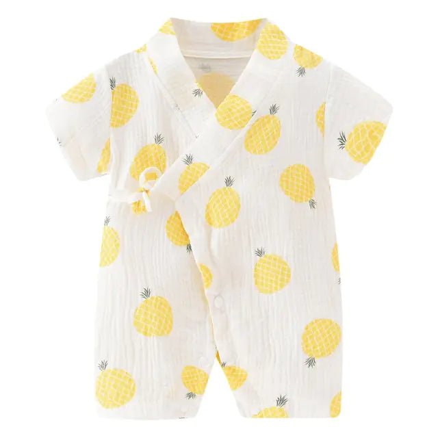 Infant Summer Clothing - Pink Leaves - Infants planet
