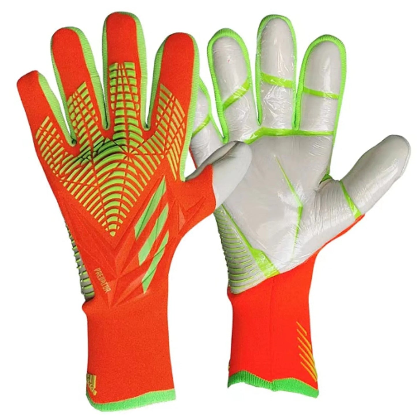 Kids Adults Goalkeeper Gloves - Orange - Infants planet