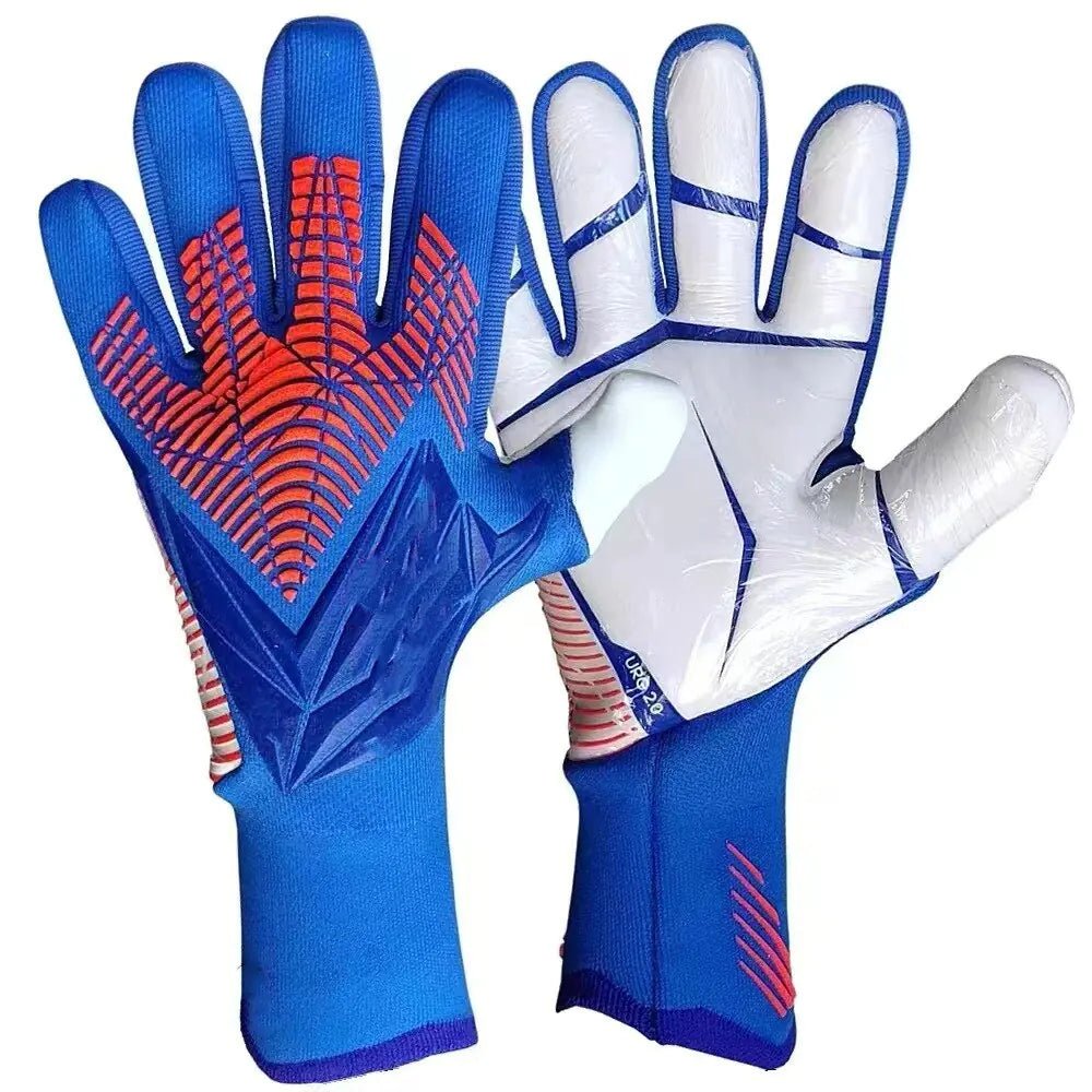 Kids Adults Goalkeeper Gloves - Blue Red - Infants planet